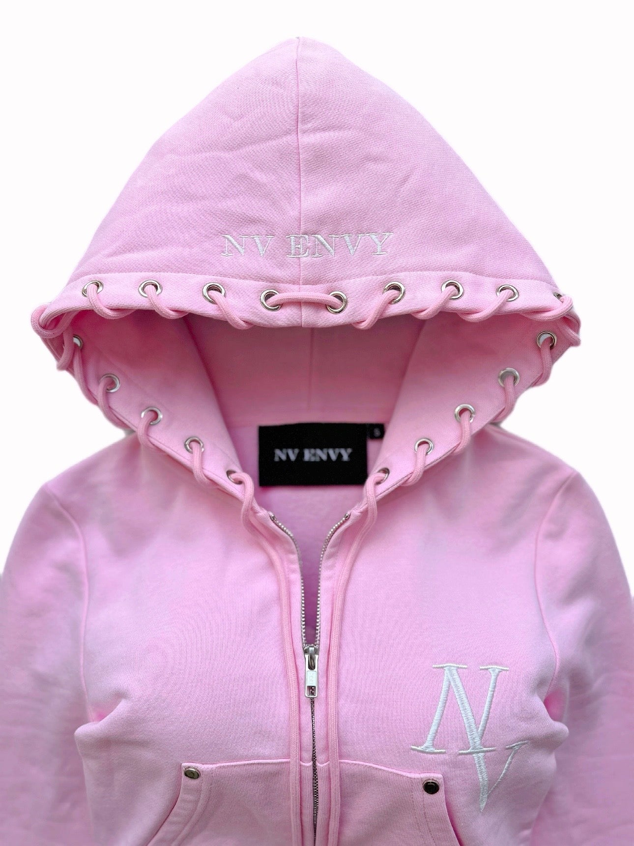 CHROME PEONY ZIP HOODIE