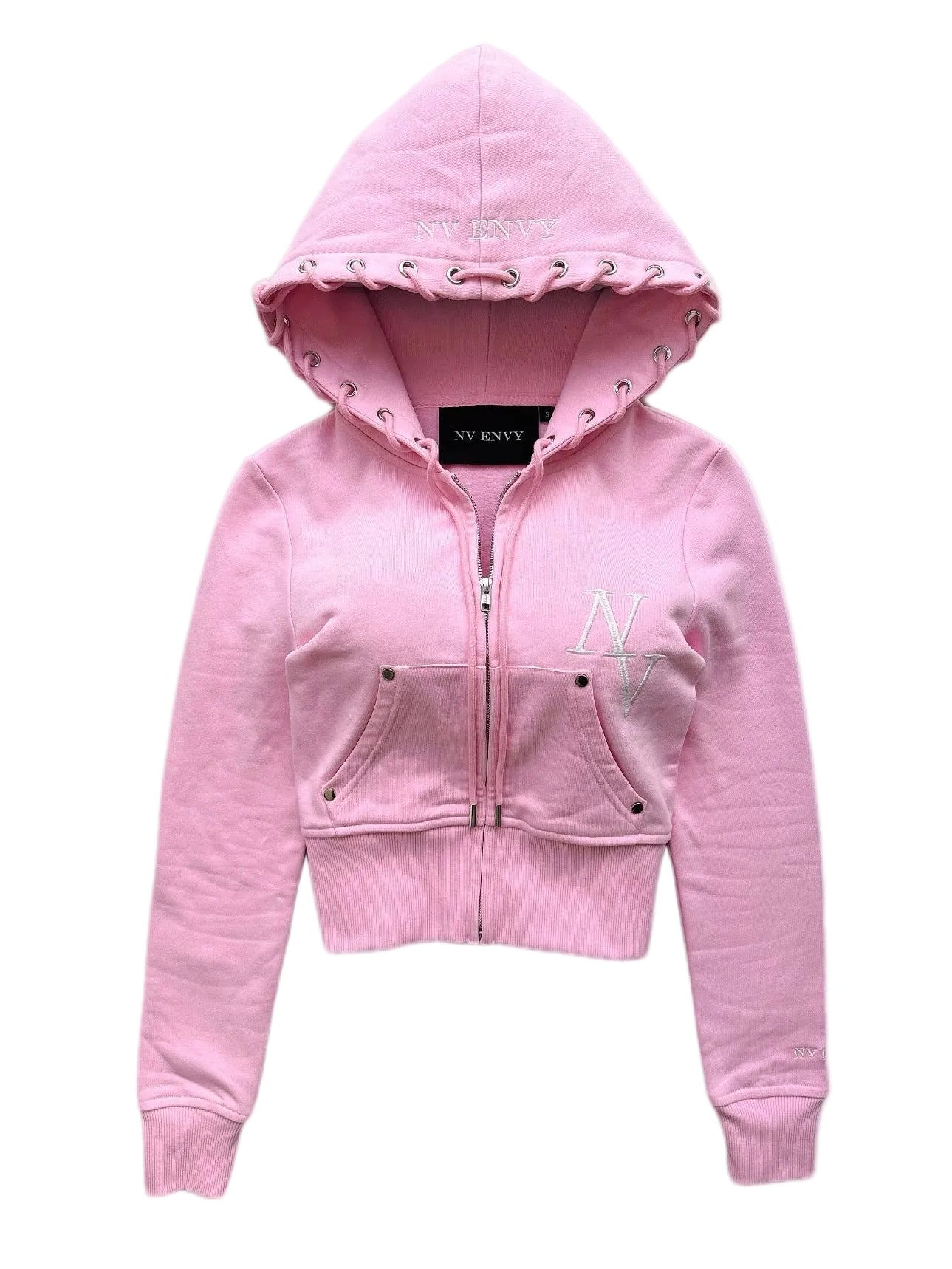 CHROME PEONY ZIP HOODIE