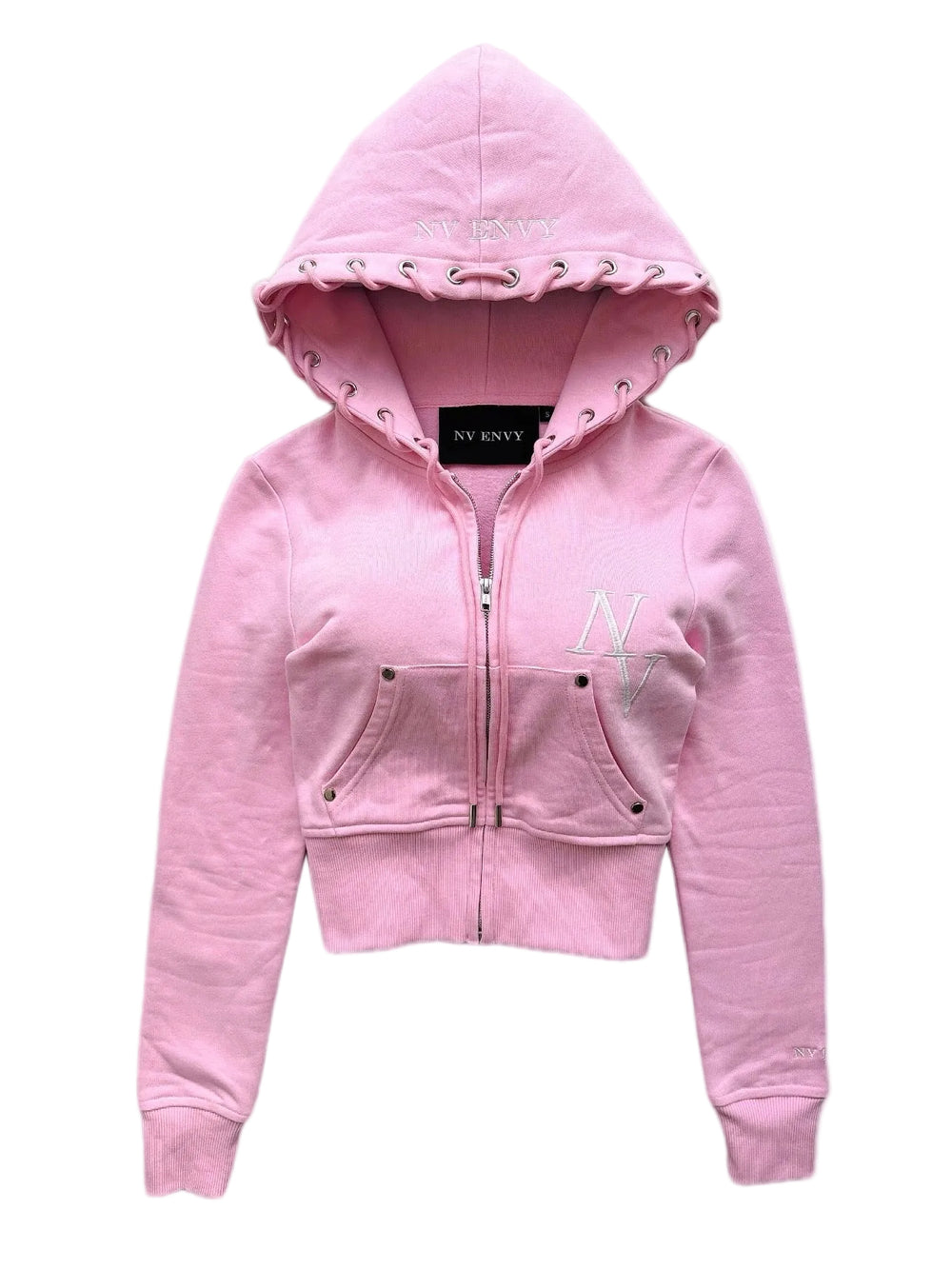 CHROME PEONY ZIP HOODIE