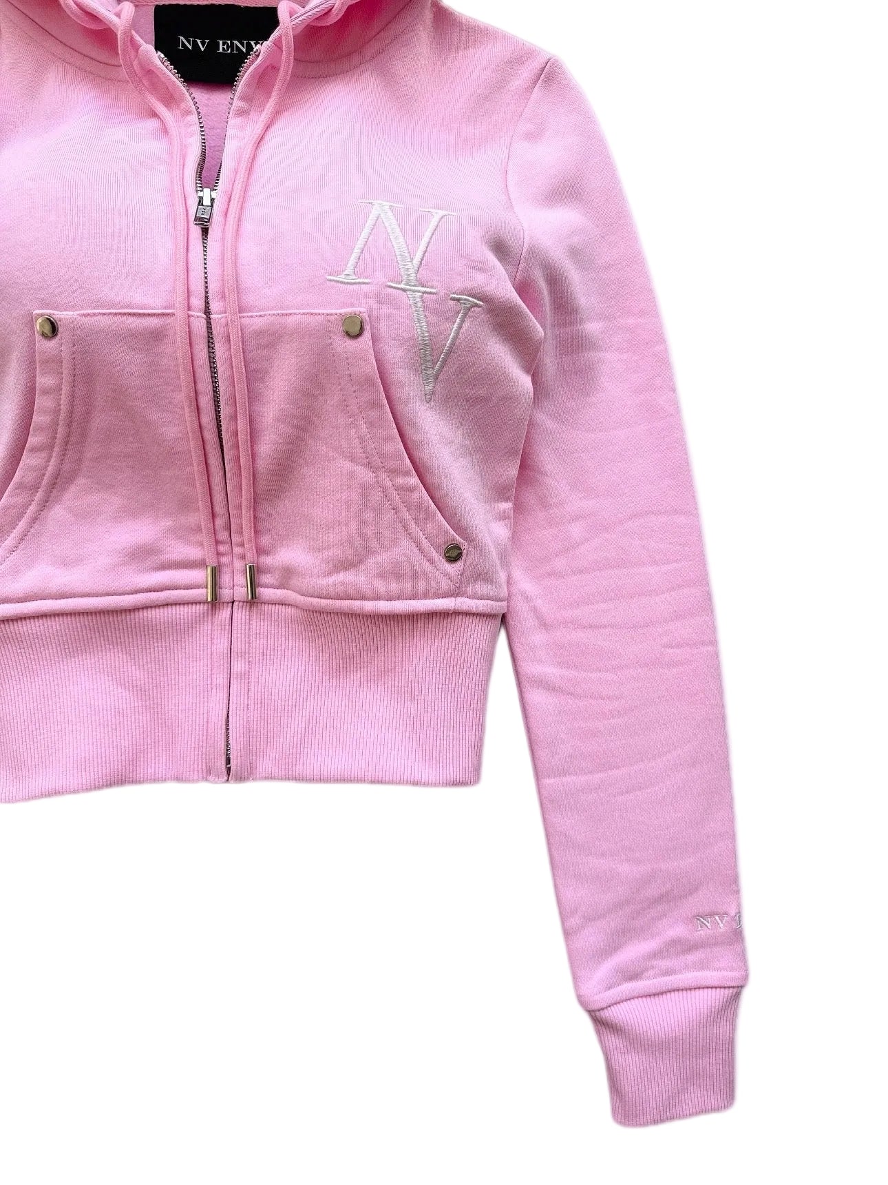 CHROME PEONY ZIP HOODIE